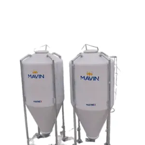 Silo d'alimentation à vendre Fibre de verre acier inoxydable Vietnam fabricant pas cher prix stockage des aliments Silos pour porcs - Product Image 1