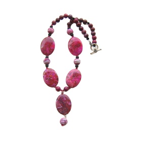 Collar de cuentas de Metal dorado y resina, collar de alta calidad, diseño a la moda - Product Image 4