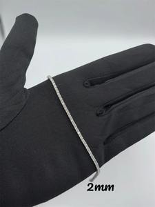 สร้อยข้อมือเพชรเมสซอไนท์ VVS1สำหรับเทนนิส925เงินแท้เพชร-ผ่านการทดสอบความชัดเจน - Product Image 3