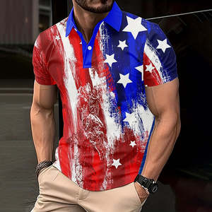 T-Shirt Homme Grande Taille Surdimensionné pour Polo Léger Respirant 220 Grammes Tissu Teint Uni Motif Logo Léger Sonnerie - Product Image 5