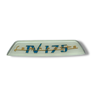 Emblema Trasero Cromado 'TV175' y 'TV200' para Motocicleta Lambretta TV3 (Modelos Antiguos) - Product Image 1