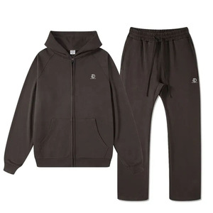 Trajes de chándal para hombre con logotipo personalizado de fábrica de Pakistán, conjuntos de Jogger de etiqueta privada, chándales de lana de tecnología Premium de algodón tejido - Product Image 1