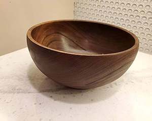 Tazón para Servir Ensaladas Ecológico de Alta Calidad a Precio de Mayoreo, Diseño Único, Madera de Acacia Natural, Utensilio de Camping Contemporáneo - Product Image 1