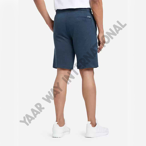 2022 pantalones cortos deportivos con logotipo personalizado para hombres sólidos ecológicos al por mayor verano sublimación en blanco Color personalizable teñido liso - Product Image 5