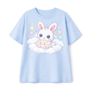 T-shirts personnalisés pour enfants 100% coton, col rond, manches courtes, écologiques, haut d'été respirant, tee-shirt décontracté pour garçons et filles - Product Image 1