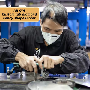 Diamants de laboratoire cultivés en gros pour certificat, VVS VS CVD, taille brillant, taille excellente, couleur fantaisie claire, pour la fabrication de bijoux - Product Image 4