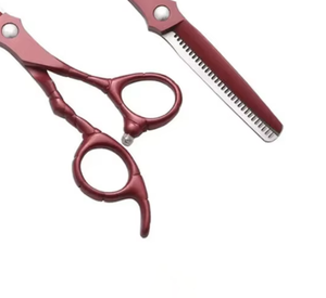 ชุดกรรไกรตัดผมระดับพรีเมียม สำหรับช่างตัดผมมืออาชีพ กรรไกรซอยผม อุปกรณ์เสริมสวยสำหรับร้านเสริมสวย กรรไกรช่างตัดผม - Product Image 5