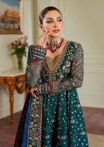Pakistani Designers' Embroidered Chiffon <b>Suits</b> <b>3</b>-<b>Piece</b> <b>Women's</b> Daily Casual Kurti Wedding Party Wear - Product Image 5