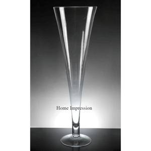 Meilleures ventes, fourniture directe d'usine, vases trompettes en métal de qualité supérieure, design moderne et créatif, décoration de mariage, décoration d'intérieur - Product Image 1