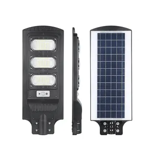 Solar all in one street light 100w design remote control solar street light high lumens