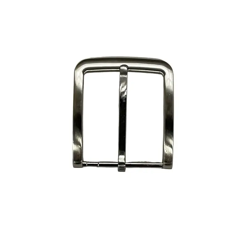 Hebilla Zama de alta calidad, sin níquel, antialérgico, Plata satinada, estilo J, hebillas de cinturón de Metal de 35mm, atuendo elegante informal