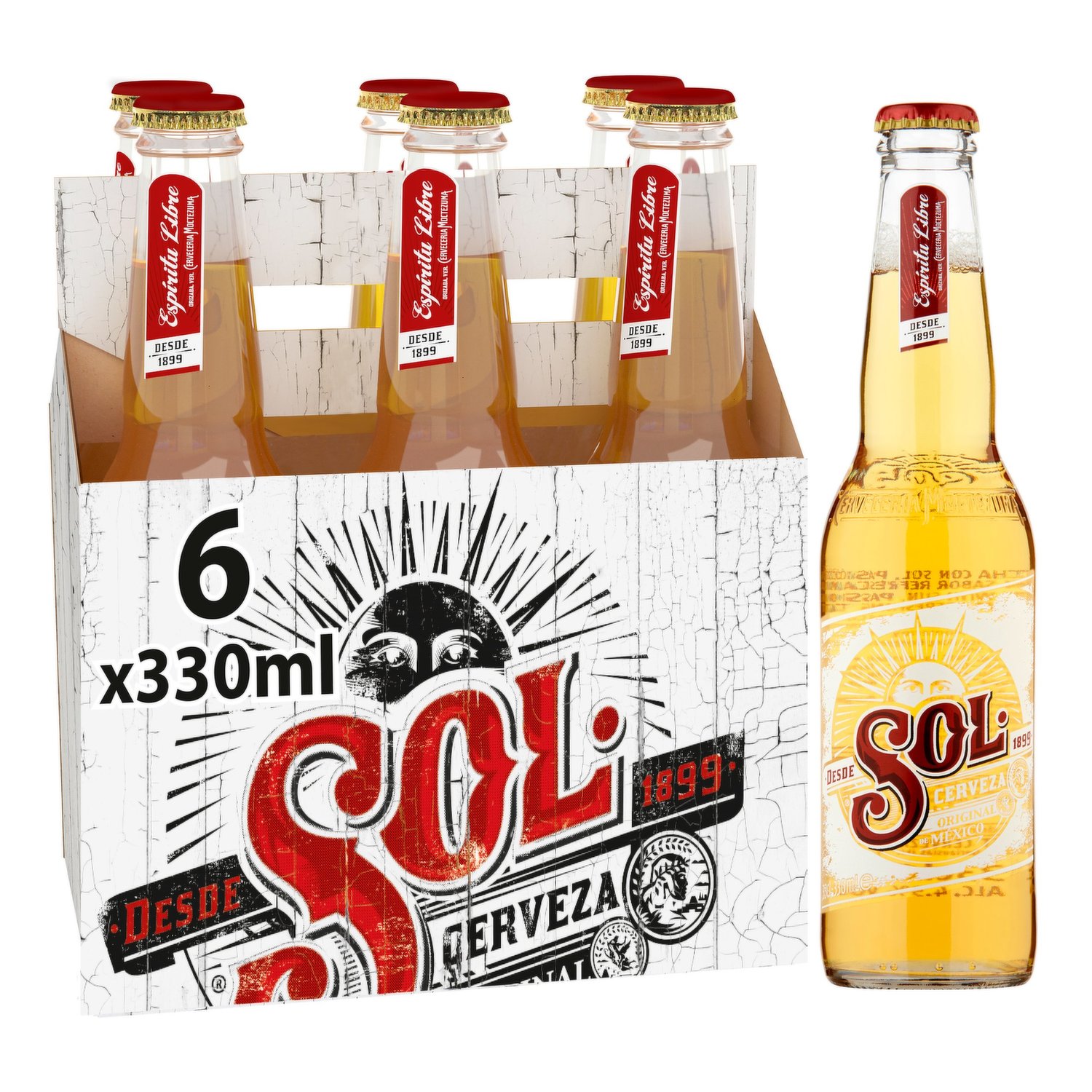 Sol Beer 330ml 355ml, bir ringan harga termurah