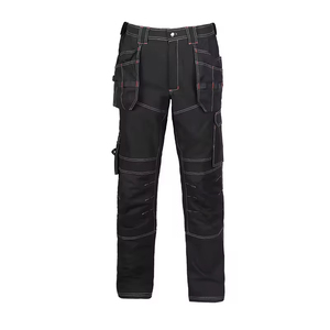 Pantalones de seguridad de construcción de alta visibilidad personalizados al por mayor 2025 pantalones de trabajo Unisex multicolor cinta elástica de algodón - Product Image 6