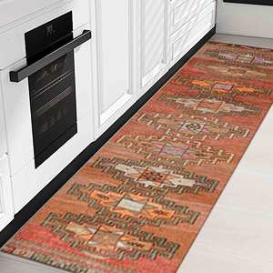 Tapis imprimé géométrique pour décoration de ferme moderne, design turc, avec poils doux - Product Image 5