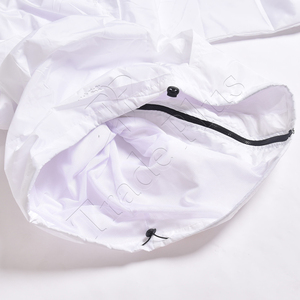Nuevas chaquetas al por mayor, impermeable, a prueba de viento, transpirable, poliéster personalizado OEM Logo hombres rompevientos chaqueta de lluvia para hombres y mujeres - Product Image 5