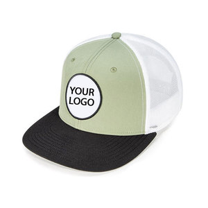 High Quality Unisex 6-Panel Trucker Snapback <b>Cap</b> Mesh Fabric Adjustable Back Closure Casual Style Four Seasons <b>Hat</b> Made Pakistan - Product Image 4