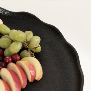 Bandeja para servir comida hecha de acero inoxidable, estilo Floral, Color negro, para restaurante, vajilla, bandejas para servir comida a buen precio - Product Image 5