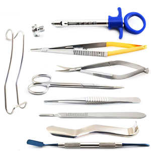 Kit de Instrumentos de Implante Quirúrgico, Jeringa Pasiva, Fórceps de Castroveijo, Juego Dental de Acero Inoxidable, Instrumentos Quirúrgicos - Product Image 1