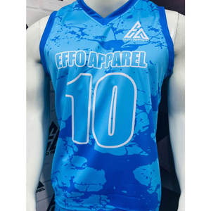 High Quality Heat-Transfer Printing Breathable Quick Dry Moisture-Wicking Unisex <b>Basketball</b> Uniform 100% Polyester High Quality - Product Image 3