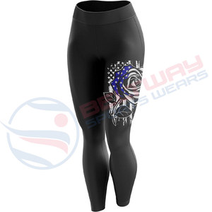 Leggings de fitness pour femmes OEM taille haute personnalisés nouveau style de leggings imprimés par sublimation pour la salle de sport - Product Image 1