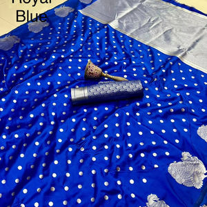 Latest Designer Pure Heavy Silk Weaving <b>Gota</b> Work Saree by FabZone - Product Image 1