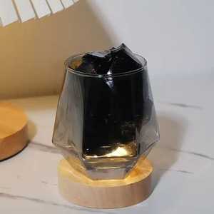 Lampe à sel en cristal de l'Himalaya naturel à LED Diffuseur de sel de roche Lampe de table à lave Usb Méditation Maison Chambre Décoration - Product Image 6