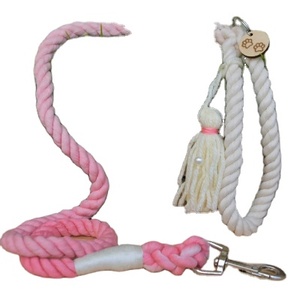 12mm Cotton Rope Dog <b>Leash</b> Soft Dog <b>Leash</b> Rope Dog <b>Leash</b> / Nautical Dog Lead / <b>Pet</b> Acces - Product Image 1