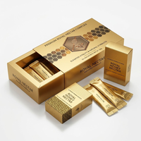 Boîte cadeau pour thé de haute qualité avec revêtement UV, boîte à tirette dorée, emballage pour bonbons et chocolats de mariage, café instantané, boîte vide personnalisée