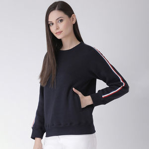 Femmes de haute qualité coton O cou pull sweat personnalisé sweat impression longs vêtements d'hiver - Product Image 3