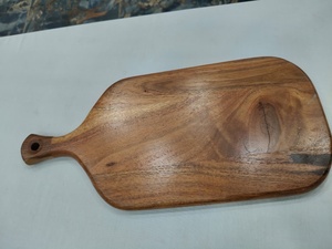 CRAFTS GALORE Tabla de Cortar Rectangular de Madera Resistente, 1.5 cm de Grosor, Apta para Lavavajillas, para Carnicería, Aves y Pescado, con Diseño Duradero - Product Image 1