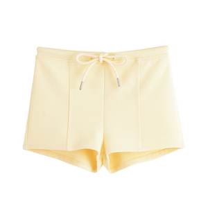 Shorts-jupe mi-taille chic pour femme, été 2025, en tissu double face confortable, style vintage décontracté, respirant - Product Image 4