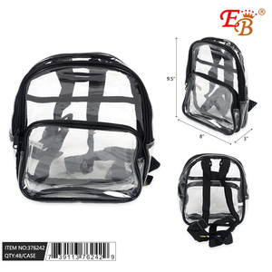 Zaino leggero trasparente portatile antifurto 48pcs/cs realizzato in poliestere con caratteristica termica - Product Image 1