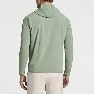 Sweat à capuche d'hiver épais et surdimensionné pour homme en molleton de coton, coupe classique, avec poches premium et logo personnalisable - Product Image 3
