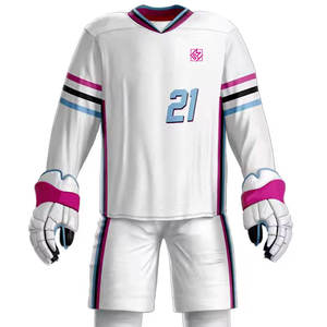 Uniforme de hockey sobre hielo para hombres de alta Calidad para Jóvenes Uniforme de Jersey de hockey sobre hielo de último diseño con logotipo personalizado hecho en Pakistán - Product Image 6