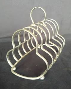 Support à pain de luxe en argent pour petit-déjeuner, accessoires de cuisine, rangement et organisation à domicile, porte-pains - Product Image 3