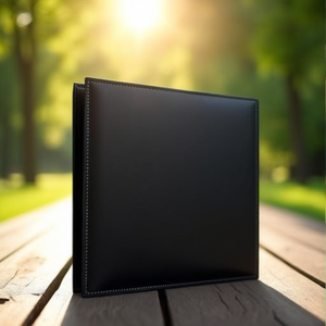 WEDO Elegance A4 Faux Leather Writing Folder Black - Product Image 3