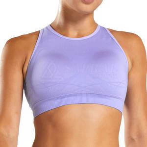 Venta al por mayor de calidad personalizada nueva llegada de alta calidad de talla grande mujeres Sujetador deportivo logotipo frontal sin costuras Yoga Fitness Wear - Product Image 2