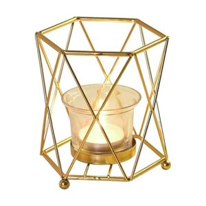 Diffuseur d'arômes en métal en gros, porte-bougie en céramique dorée, écologique, luxueux, unique, fait à la main, essentiel pour les hôtels - Product Image 3