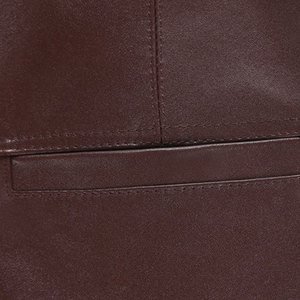 Chaleco de Cuero para Hombre, Diseño Único, de Alta Calidad, Cómodo, Transpirable, Cálido para Invierno, Sin Mangas, Precio al por Mayor - Product Image 4