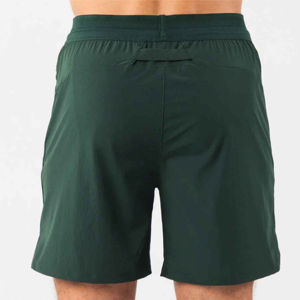 Pantalones cortos deportivos para correr para hombre de RAM Industry, pantalones cortos de playa de poliéster con patrón sólido con forro de malla e impresión de letras - Product Image 4