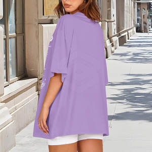 Camiseta Holgada de Verano para Mujer, Fabricada en Pakistán, de Alta Calidad, Ecológica, 100% Algodón, Talla Grande - Product Image 5