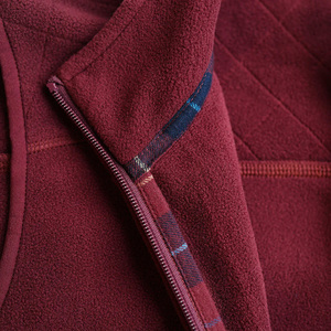 Gilet en polaire élégant avec impression de broderie de logo personnalisé Veste sans manches pour l'extérieur d'hiver Vêtements décontractés Fourniture d'usine OEM - Product Image 3