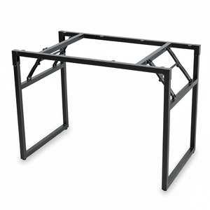 Industrial Style <b>Folding</b> Metal Legs for 100x60x75cm CHB68042 <b>Tables</b> for Home Office <b>Dining</b> Kitchen for <b>Chairs</b> and Sofas - Product Image 1