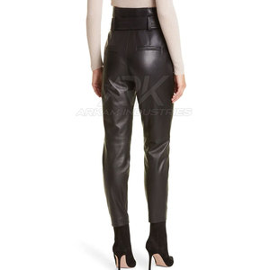 Pantalones de cuero ligeros para mujer, los más vendidos, para uso casual, de primera calidad. - Product Image 4