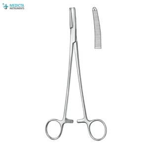 Faure Peritoneum Forceps Légèrement Courbé 21cm-Instruments de Chirurgie Générale - Product Image 4