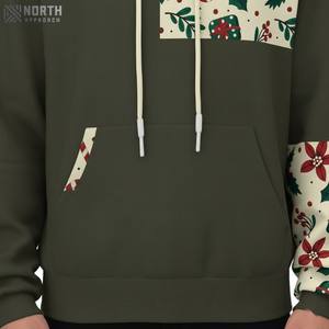 Último diseño de alta calidad de peso pesado 100% algodón sudaderas con capucha para hombre pulóver Streetwear chándales Denimes Fleece Hoodie Reversible - Product Image 5