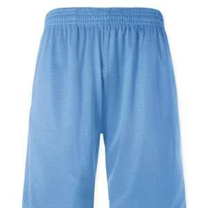 กางเกงขาสั้นบาสเก็ตบอลผู้ชายผ้าโพลีเอสเตอร์พิมพ์ซับลิเมชันโลโก้ตามสั่งขนาด5นิ้วแบบอินตะเข็บตาข่ายสองชั้นสไตล์ลำลองขายส่งบริการ OEM - Product Image 1