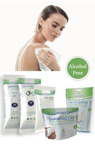 Guantes de Lavado Corporal Antibacterianos Hidratantes, Sin Enjuague, Producto Intensivo para el Cuidado de la Incontinencia en Pacientes, Más Vendidos - Product Image 3