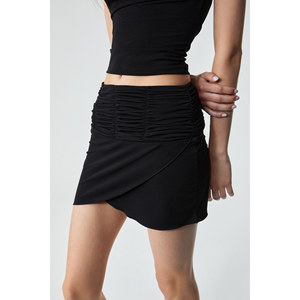 ETHIQUET GENSTE Jupe courte taille haute pour femme - Product Image 3
