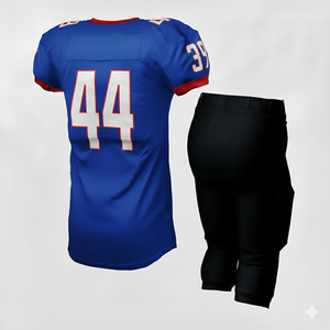 Ventes en gros de maillots de football américain sur mesure respirants, taille plus, maillots d'entraînement courts, 100% polyester, unisexe, adultes - Product Image 5